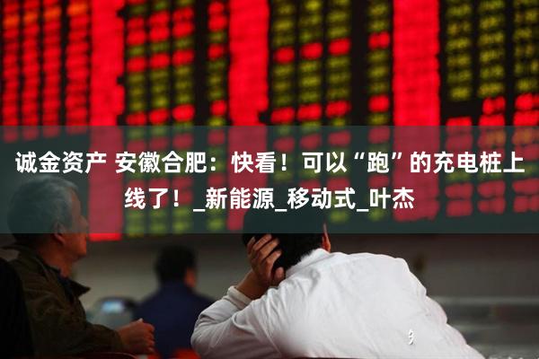 诚金资产 安徽合肥：快看！可以“跑”的充电桩上线了！_新能源_移动式_叶杰